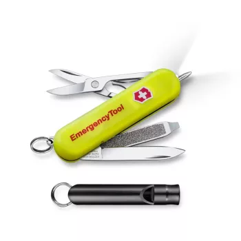   VICTORINOX Swiss Army Signature Lite zsebkés, Emergency Tool, neon sárga