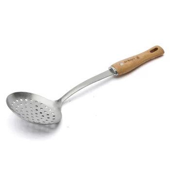 DE BUYER B Bois szűrőkanál, rozsdamentes acél