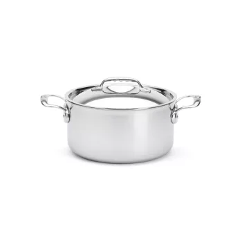  DE BUYER Affinity lábas, fedővel (24 cm) rozsdamentes acél