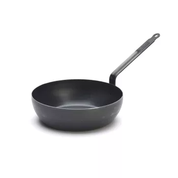 DE BUYER Blue Carbon wok (28 cm) kékacél