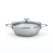 DE BUYER Mineral B sütőedény (28 cm) acél