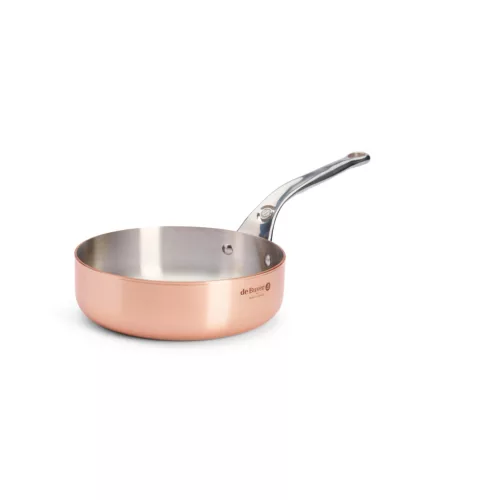 DE BUYER Prima Matera pirító serpenyő, fedő nélkül (24 cm) réz