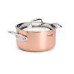 DE BUYER Prima Matera lábas, fedővel (20 cm) réz