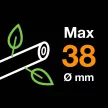 FISKARS PowerGear műanyag fogaskerekes ágvágó, horgos pengével (M) L74