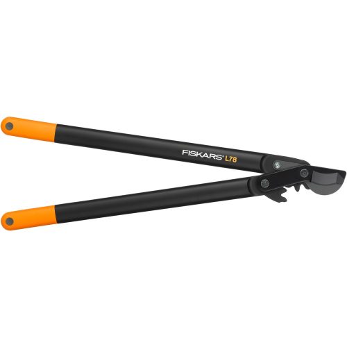 FISKARS PowerGear műanyag fogaskerekes ágvágó, horgos pengével (L) L78