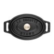 STAUB La Cocotte Mini ovális lábas (11 cm) fekete