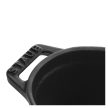 STAUB La Cocotte Mini ovális lábas (11 cm) fekete