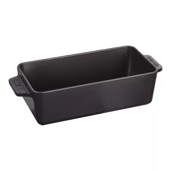 STAUB La Cocotte szögletes sütőtál (23x12 cm) fekete
