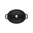 STAUB La Cocotte ovális lábas (31 cm) fekete