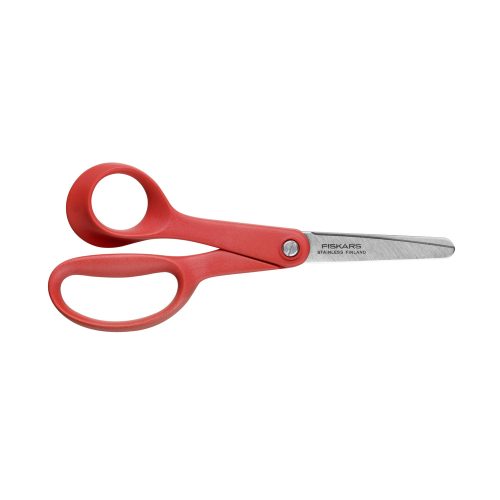 Gyermekolló (13 cm) piros, balkezes