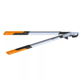   FISKARS PowerGearX fém fogaskerekes ágvágó, horgos pengével (L) LX98