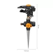 FISKARS Performance pulzáló kör esőztető, leszúrható be/ki >500 m2 (XL)