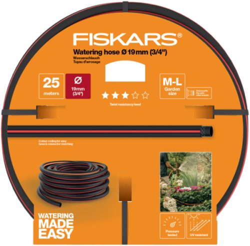 FISKARS Solid locsolótömlő 19 mm (3/4") 25 m Q3