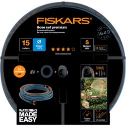   FISKARS Comfort locsolótömlő + tároló szett 13 mm (1/2") 15 m Q4