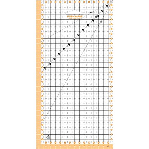 FISKARS patchwork vonalzó 15x30 cm