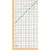 FISKARS patchwork vonalzó 15x30 cm