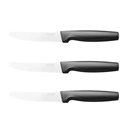 FISKARS Functional Form asztali késkészlet, recézett pengével, 3 részes GRS