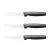 FISKARS Functional Form asztali késkészlet, recézett pengével, 3 részes GRS