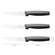 FISKARS Functional Form asztali késkészlet, recézett pengével, 3 részes GRS