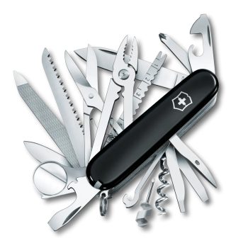 VICTORINOX Swiss Army Swiss Champ zsebkés, fekete