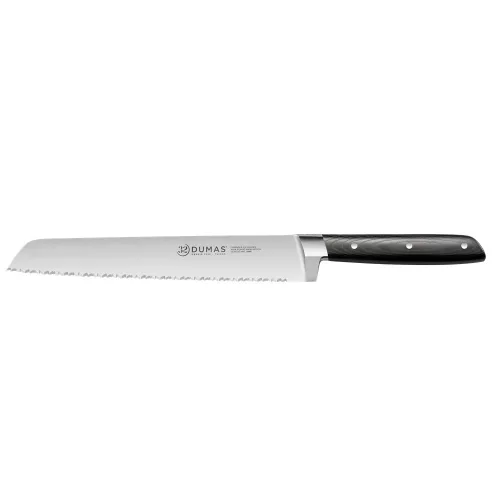 32 DUMAS Signature kenyérvágó kés (20 cm) micarta