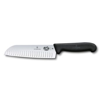   VICTORINOX Fibrox santoku kés, barázdált pengével (17 cm)