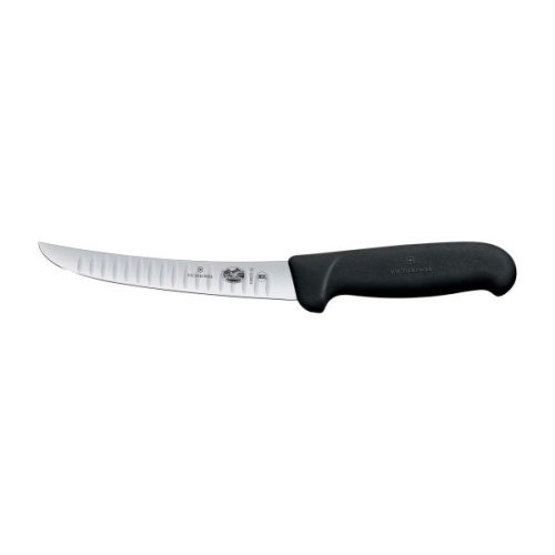 VICTORINOX Fibrox csontozókés, barázdált pengével (15 cm) ívelt, normál