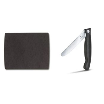   VICTORINOX Swiss Classic összecsukható kés és vágódeszka készlet, fekete