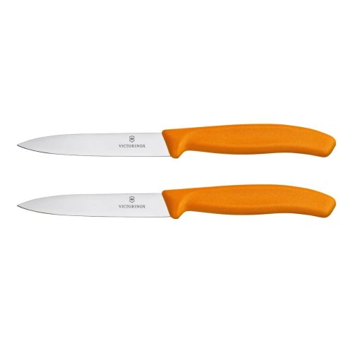 VICTORINOX Swiss Classic hámozókés (8 cm) 2 részes, narancssárga