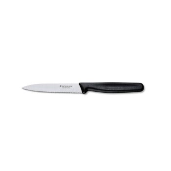   VICTORINOX Swiss Classic hámozókés, recézett pengével (10 cm) fekete