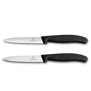   VICTORINOX Swiss Classic késkészlet (10 cm) 2 részes, fekete
