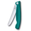 VICTORINOX Swiss Classic összecsukható paradicsomszeletelő kés (11 cm) zöld