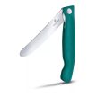 VICTORINOX Swiss Classic összecsukható paradicsomszeletelő kés (11 cm) zöld