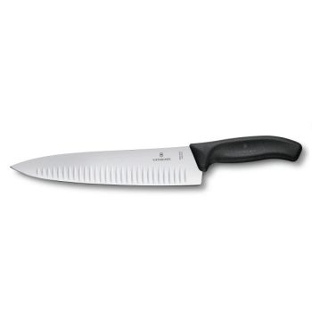   VICTORINOX Swiss Classic szakácskés, barázdált pengével (25 cm) fekete