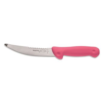 DICK ErgoGrip zsigerelő kés (15 cm) merev, ívelt, pink