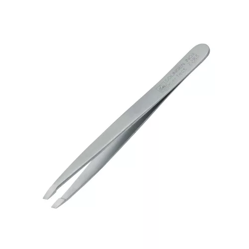 ERBE SOLINGEN professzionális szemöldökcsipesz, ferde (9,5 cm) inox