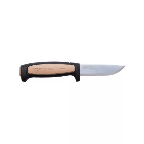MORAKNIV Pro Rope (S) kés, fogazott pengével, tokkal, barna
