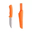 MORAKNIV Bushcraft Survival (S) kés, tokkal, narancssárga