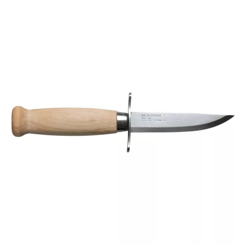 MORAKNIV Scout 39 (S) kés, natúr, bőr tokkal