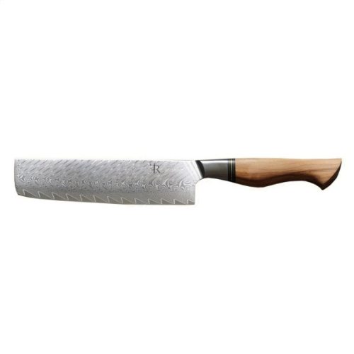 RYDA KNIVES ST650 nakiri kés (18 cm) damaszkuszi acél